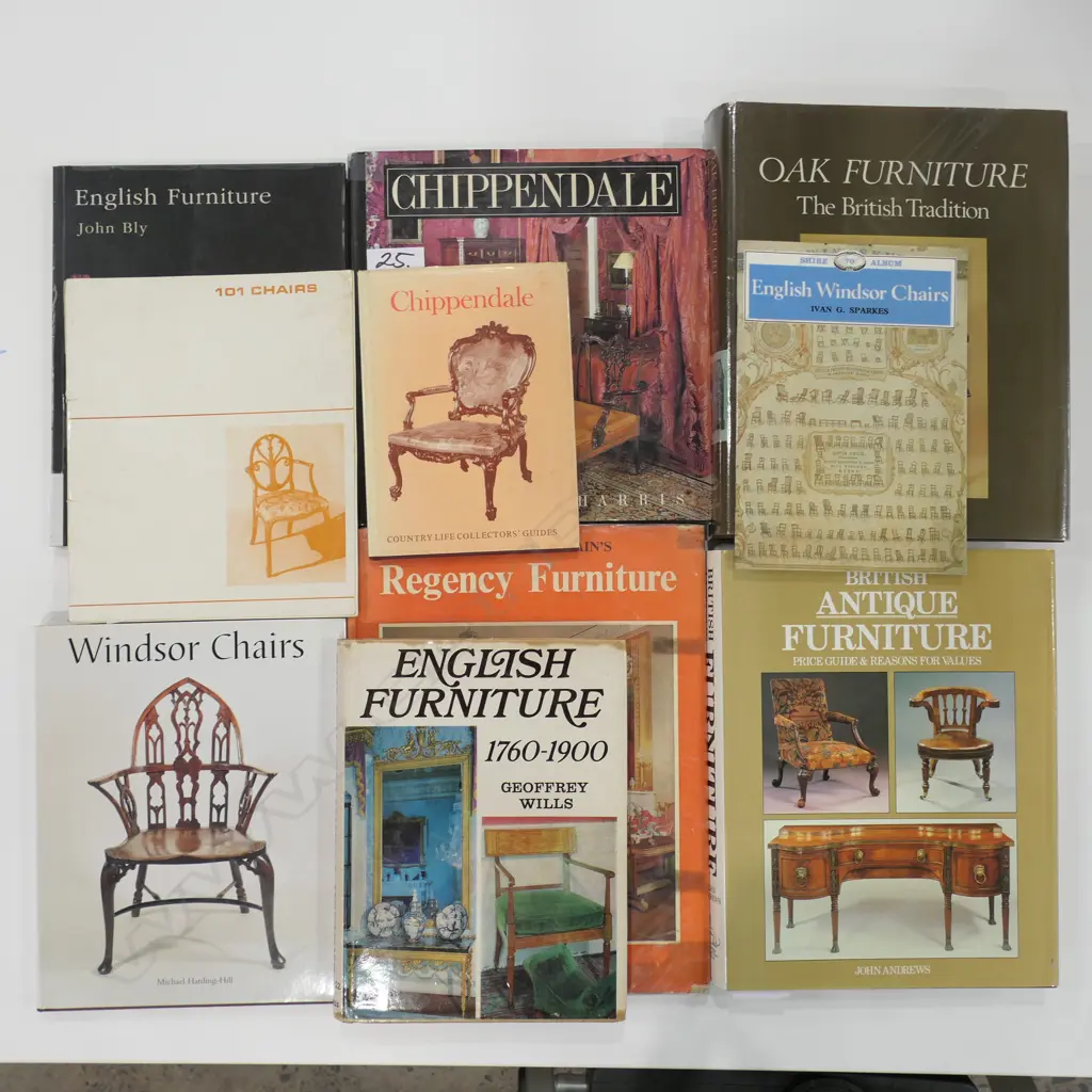 TEN PUBLICATIONS: ENGLISH FURNITURE Image 1++
